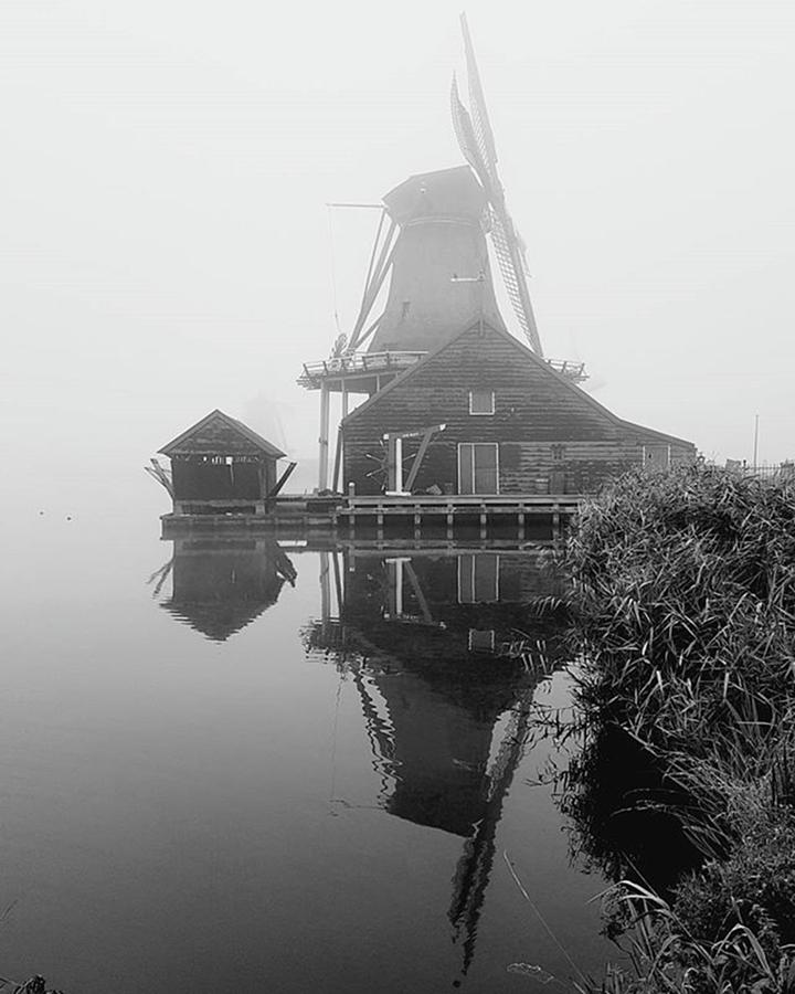 Windmill Photograph - Windmill blackandwhite by Peter Haitsma