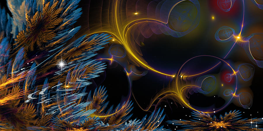 Abstract Digital Art - Goodness Gracious...great Balls Of Fire by Phil Sadler