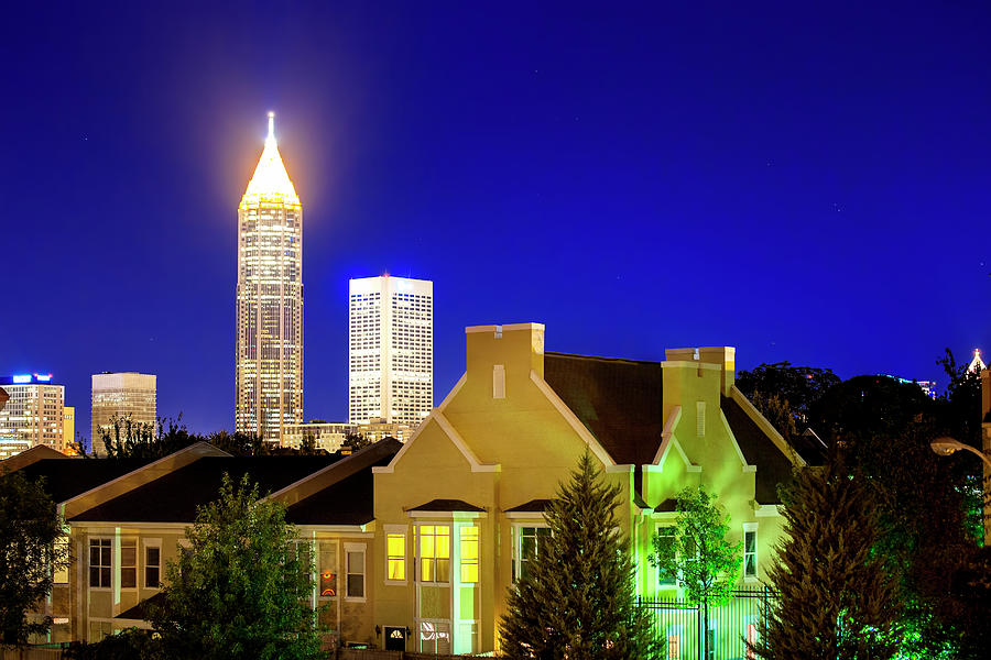 Atlanta Photograph - Goodnight Atlanta by Mark Andrew Thomas