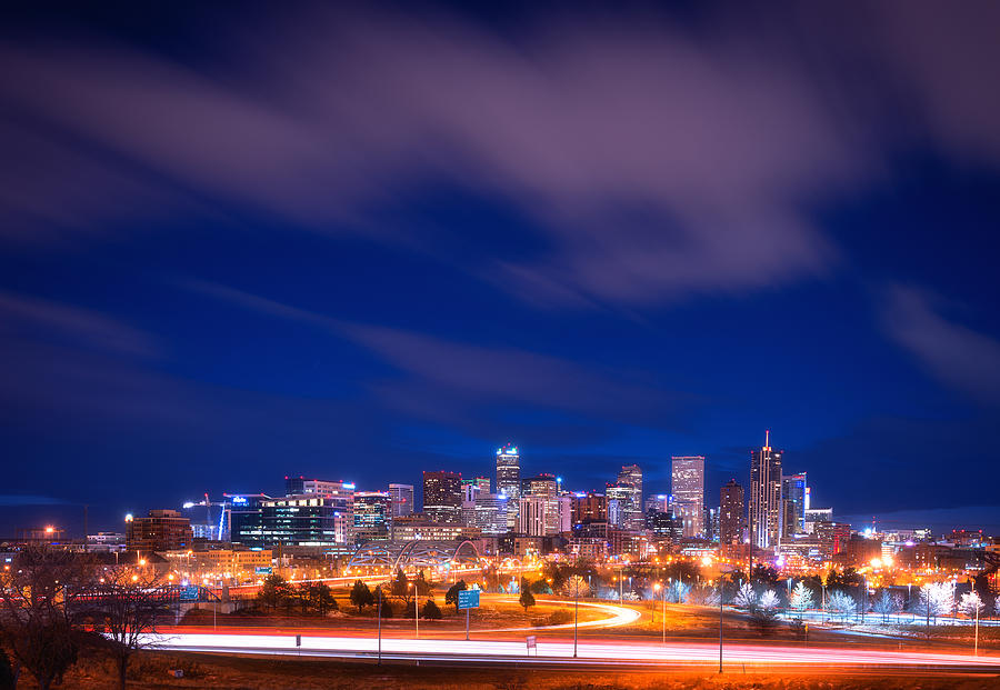 Goodnight Denver Photograph by Darren White