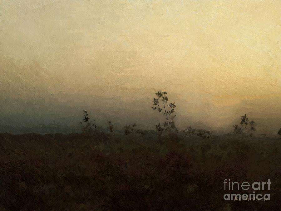 Goodnight on the Prairie Painting by RC DeWinter