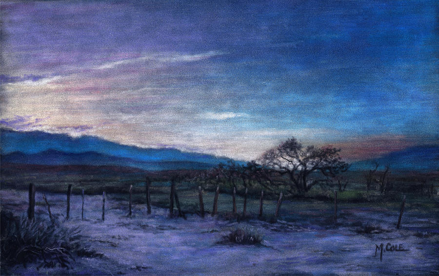 Sky Painting - Goodnight Owen by Mark Ivan Cole Sky Painting - Goodnight Owen by Mark Ivan Cole
