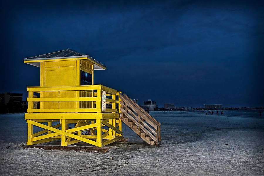 Beach Photograph - Goodnight Siesta Key by DJ Florek