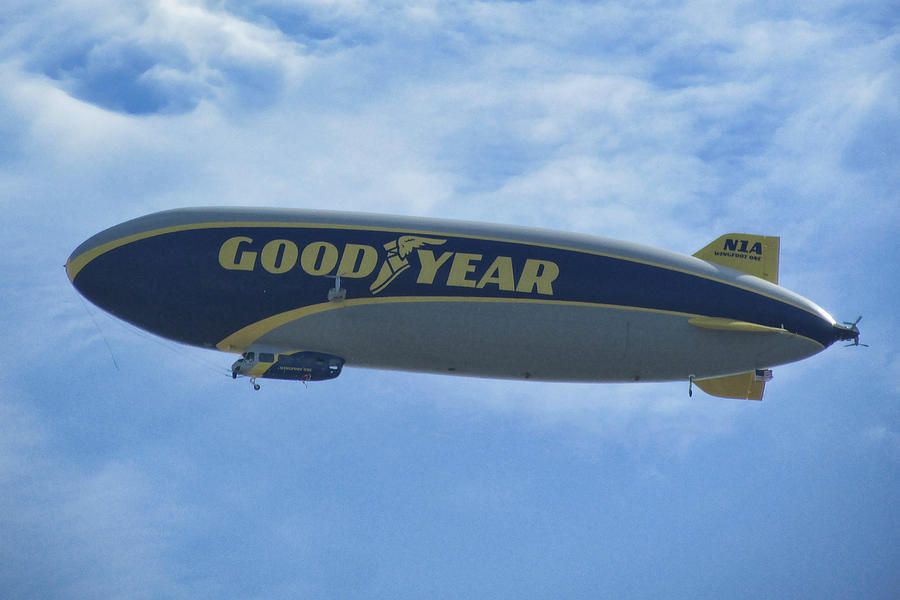 Goodyear Blimp Photograph by Vic Montgomery