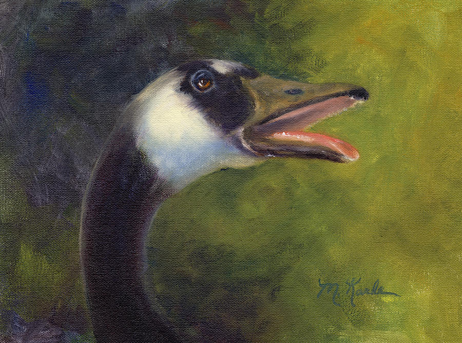 Goose Painting by Marsha Karle