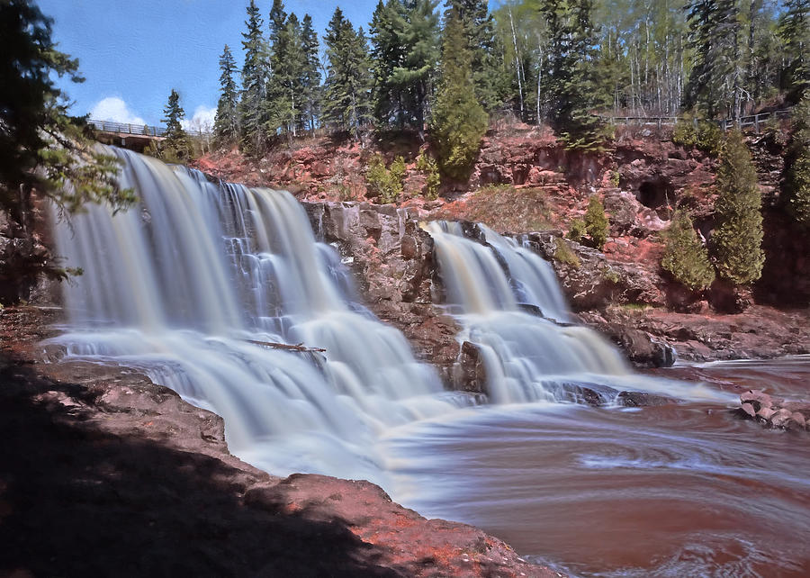 Gooseberry Falls Photograph by Susan Rissi Tregoning