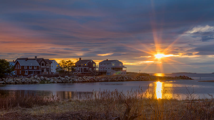 Saco Photograph - Goosefare Brook Sunrise - Saco Maine by Kirkodd Photography Of New England