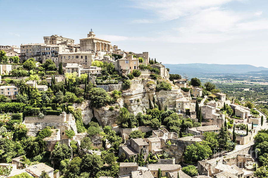 Gordes hilltop village in Provence, France Photograph by Didier Marti