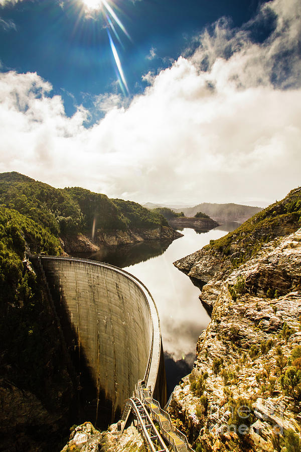 Gordon Dam Tasmania  Photograph by Jorgo Photography