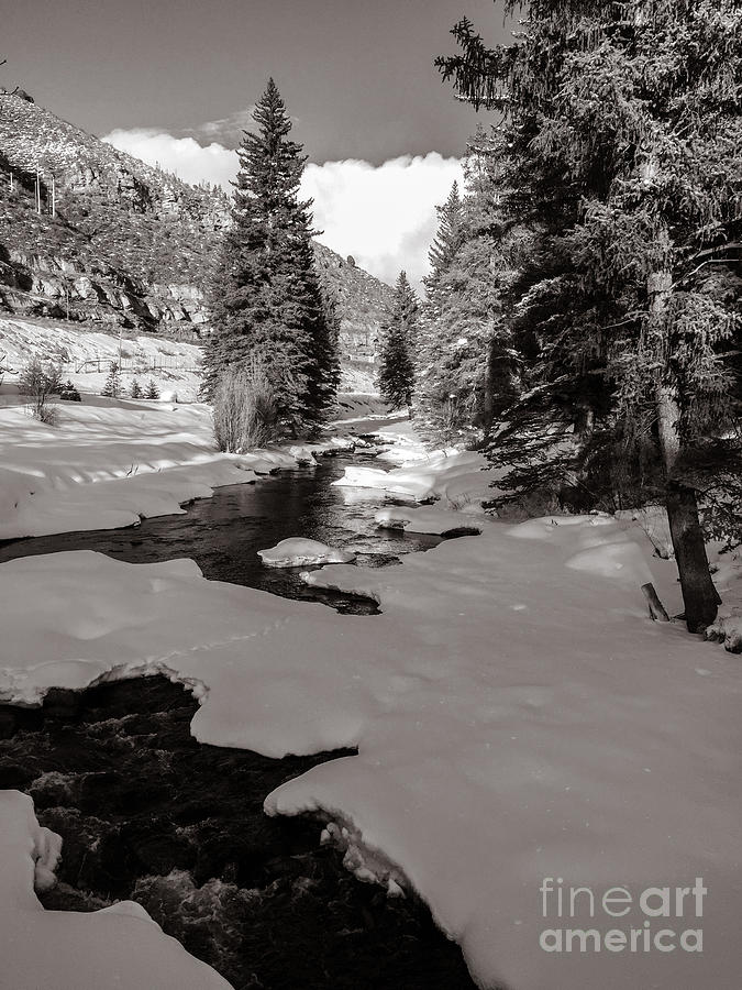 Gore Creek Photograph by Franz Zarda