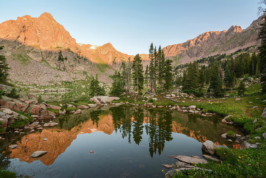 Gore Lake Sunrise Photograph by Aaron Spong
