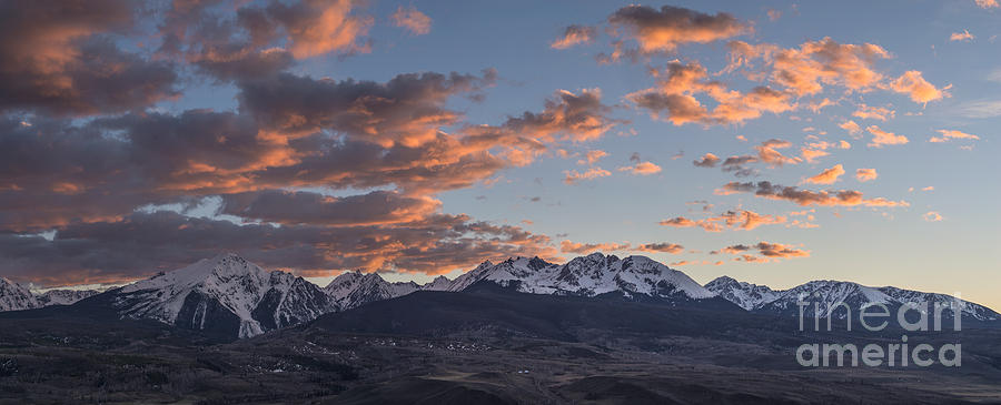 Mountain Photograph - Gore Range Panorama 1 by Benjamin Reed