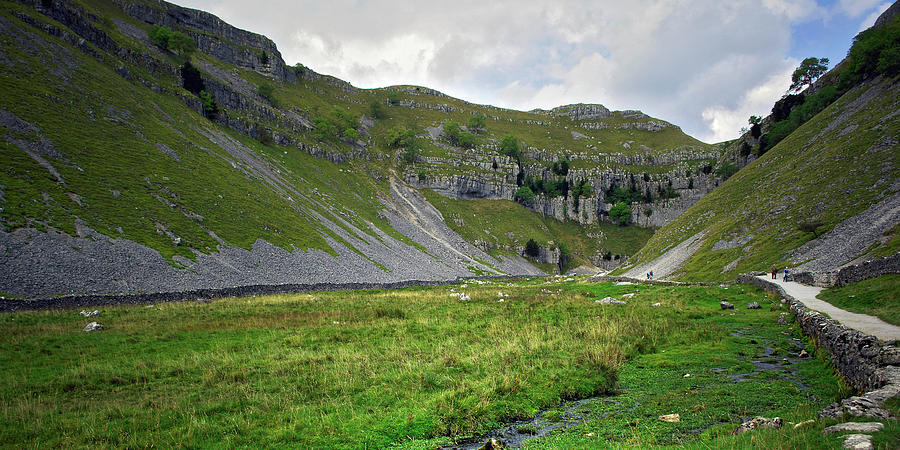 Valley Photograph - Goredale Scar by Steve Watson Valley Photograph - Goredale Scar by Steve Watson