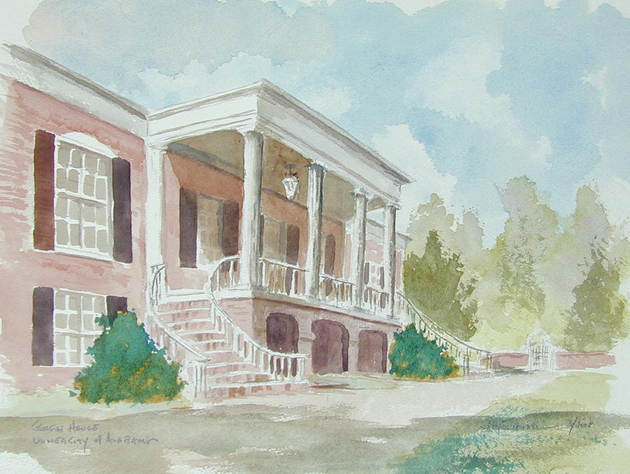 Gorgas House Painting by Jim Stovall - Fine Art America