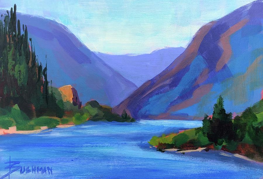 River Painting - Gorge Classic by Laurel Bushman River Painting - Gorge Classic by Laurel Bushman