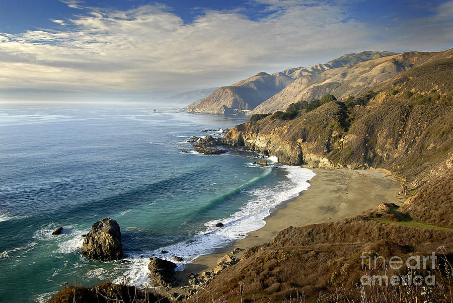 Gorgeous Big Sur Beach View From Pacific Coast Highway Photograph
