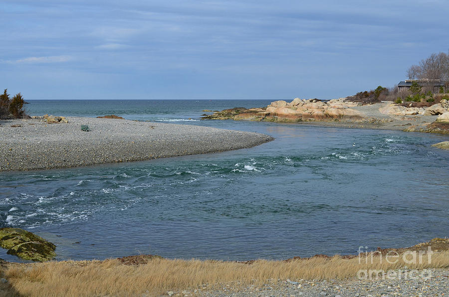 Gorgeous Look at an Inlet in Coastal Cohasset  Photograph by DejaVu Designs