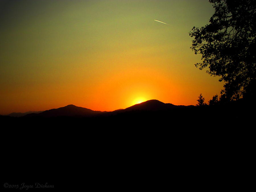 Sunset Photograph - Gorgeous OakRun Sunset by Joyce Dickens