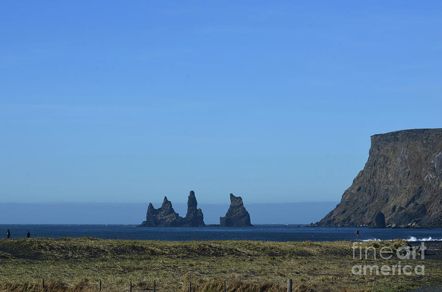 Gorgeous Towering Sea Stacks in Vik Iceland Photograph by DejaVu Designs