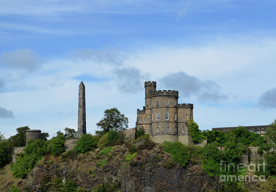 Gorgeous View of Edinburgh Castle on Castle Rock Photograph by DejaVu Designs