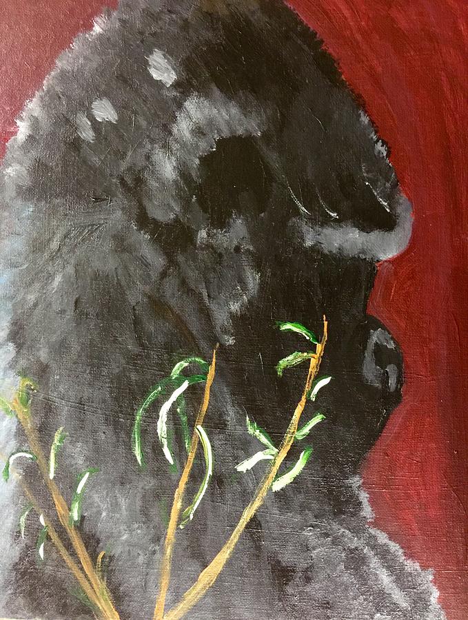 Gorilla Painting by Dennis Wilson