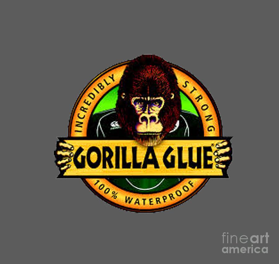 Gorilla Glue T-shirt Painting by Herb Strobino