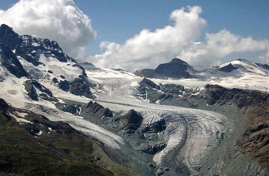 Gornergrat Glacier Zermatt Switzerland Photograph by Monica Engeler
