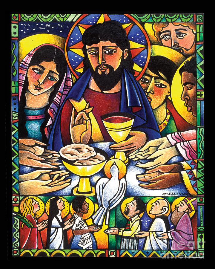 Gospel Feast - MMGOF Painting by Br Mickey McGrath OSFS
