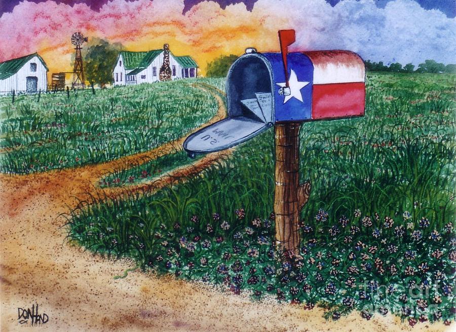 Got Mail Painting by Don n Leonora Hand - Pixels Merch