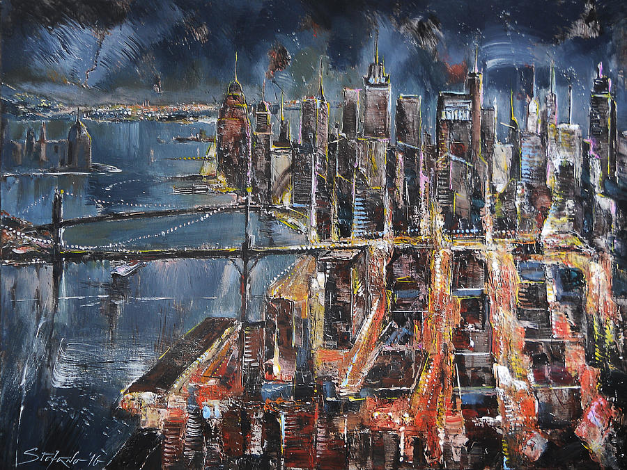 Gotham City II Painting