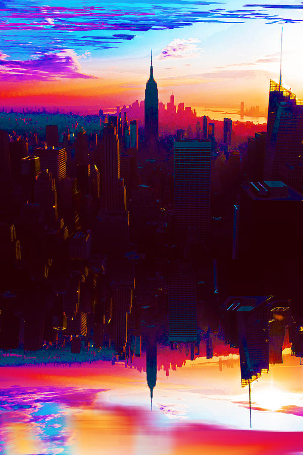 Gotham Painting by Tony Rubino