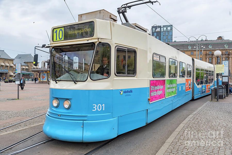 Transportation Photograph - Gothenburg City Tram by Antony McAulay