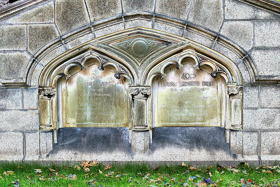 Cemetery Photograph - Gothic Crypt by Paul W Faust -  Impressions of Light