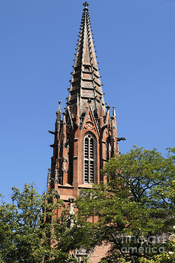 Gothic Revival Church, Germany Photograph by Helmut Meyer zur Capellen