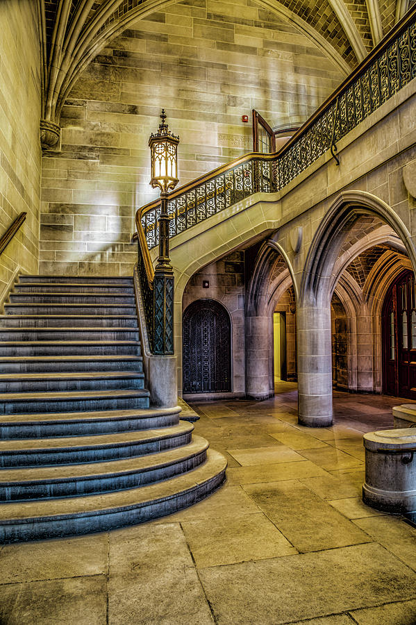 Gothic Staircase Photograph By Lindley Johnson Pixels