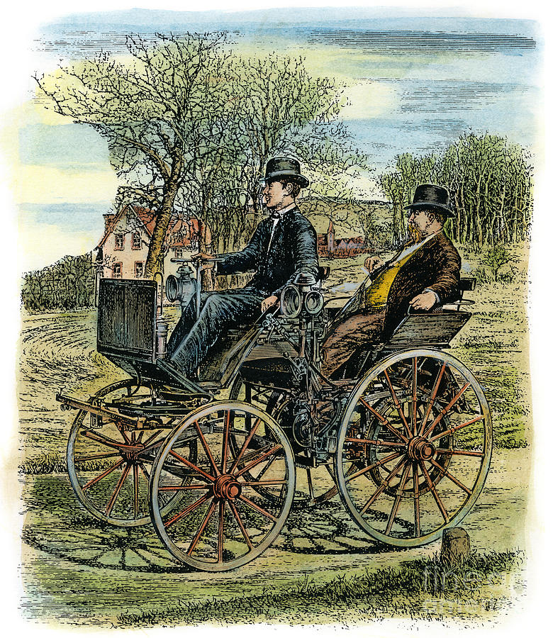 Gottlieb W. Daimler Drawing by Granger