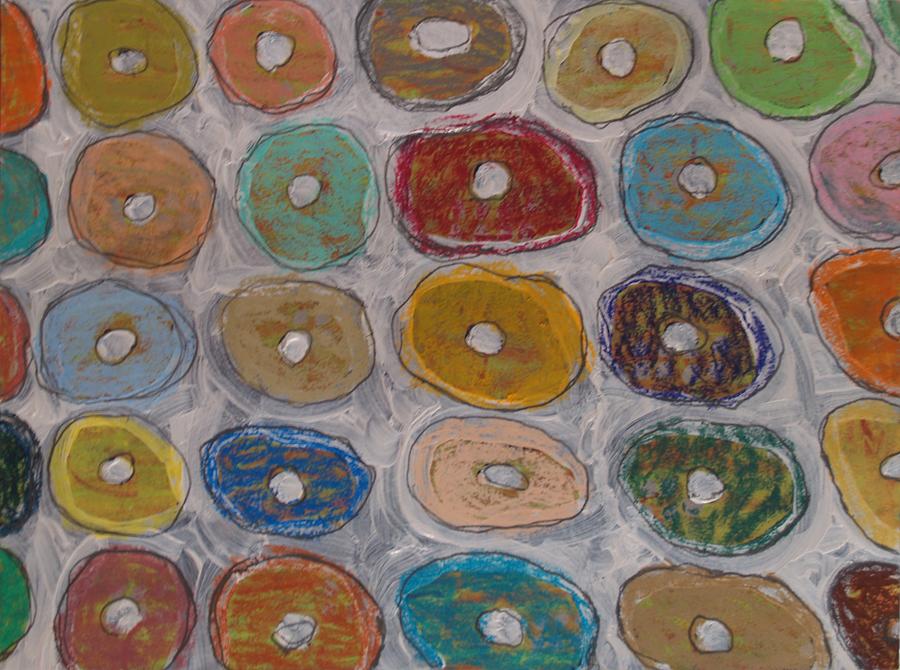 Circles Drawing - Goughnuts by Jacob Stempky