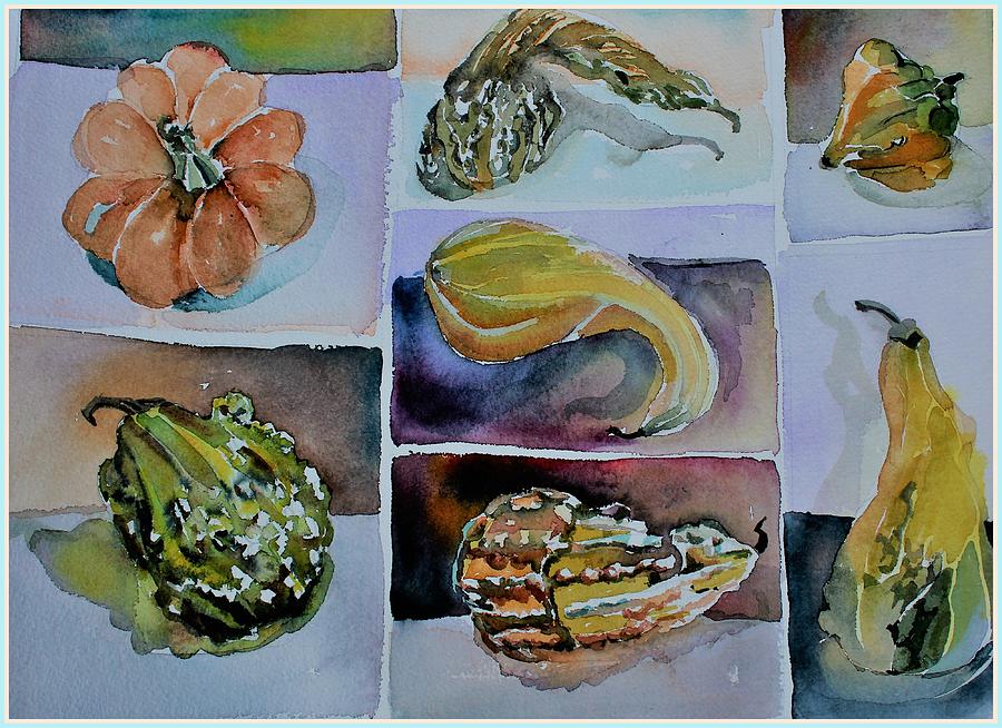 Gourd Series Painting by Mindy Newman