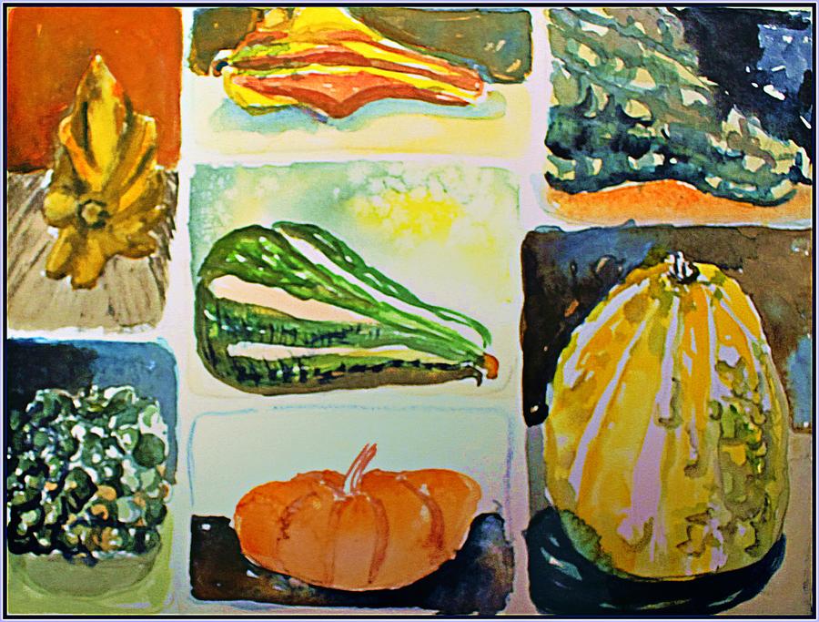 Gourdous Painting by Mindy Newman
