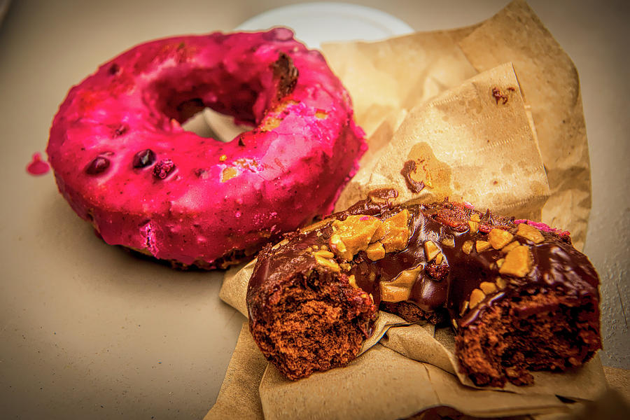 Gourmet Donuts Photograph by Paul LeSage