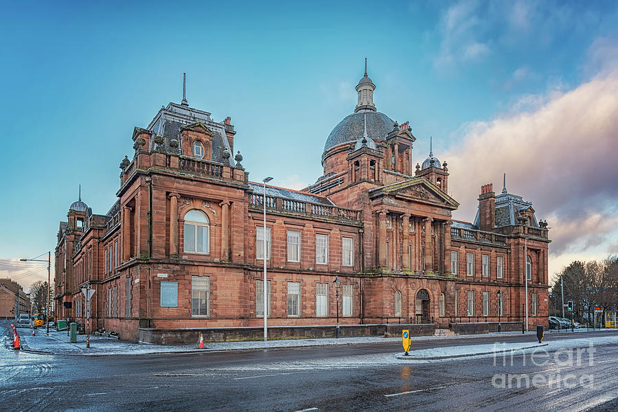 Govan Town Hall Left Side View Photograph by Antony McAulay