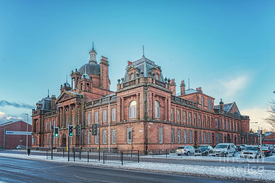 Govan Town Hall Right Side View Photograph by Antony McAulay