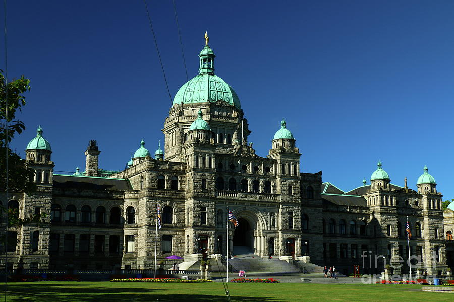 Goverment Building On Vancouver Island Photograph by Christiane Schulze Art And Photography