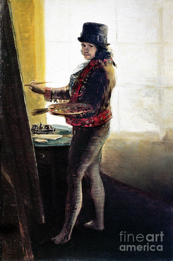 Hat Photograph - Goya: Self-portrait by Granger