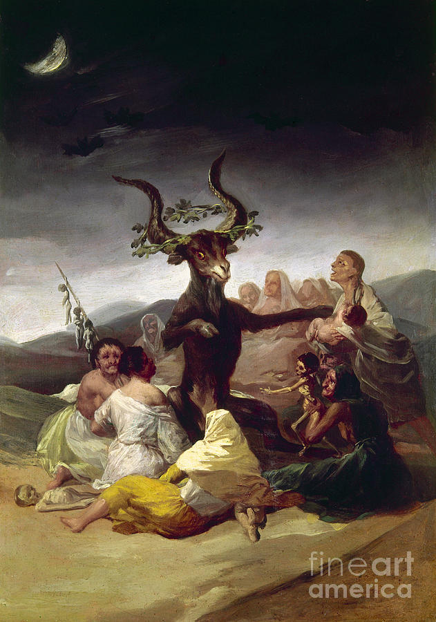 Goat Photograph - Goya: Witches Sabbath by Granger