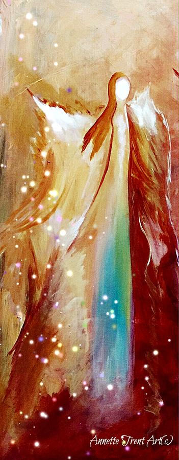 Grace Angel Painting by Annette Trent - Fine Art America