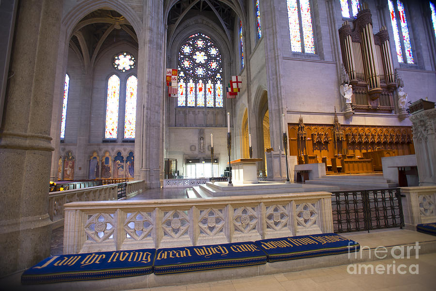 Grace Cathedral Altar Photograph by David Bearden