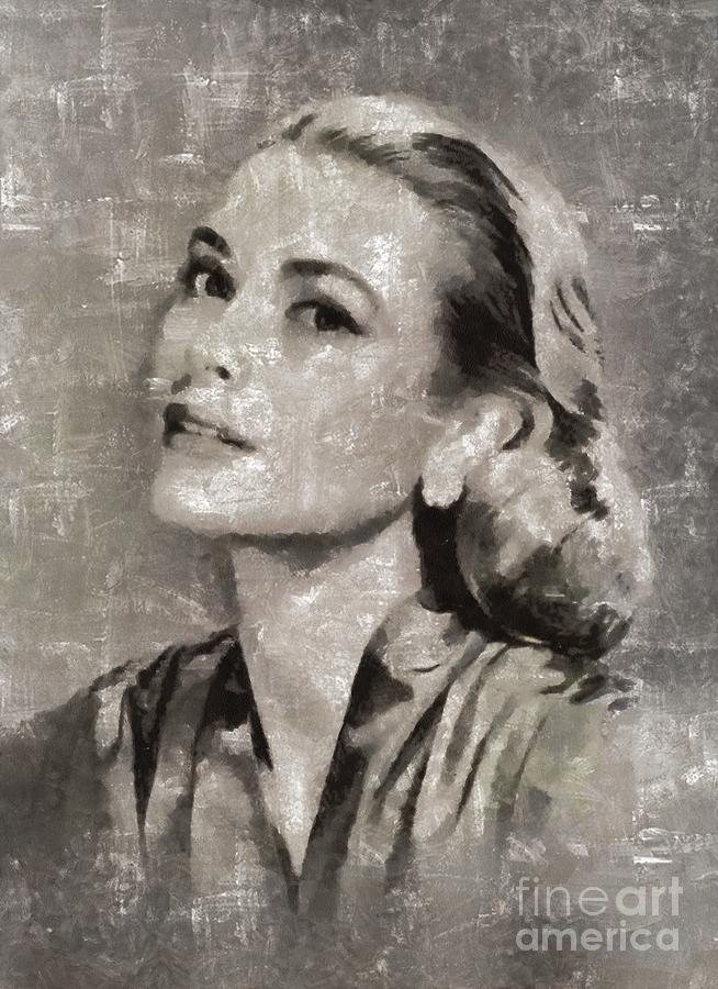 Grace Kelly By Mary Bassett Painting