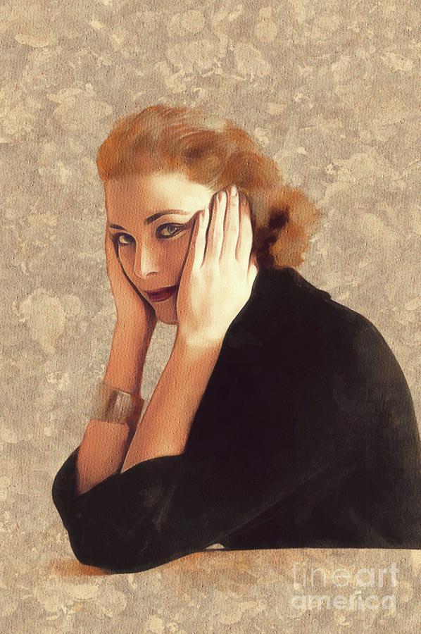 Grace Kelly, Hollywood Legend Painting