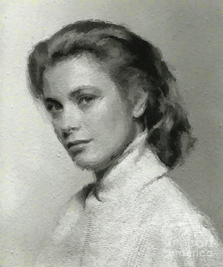 Grace Kelly, Vintage Actress Digital Art
